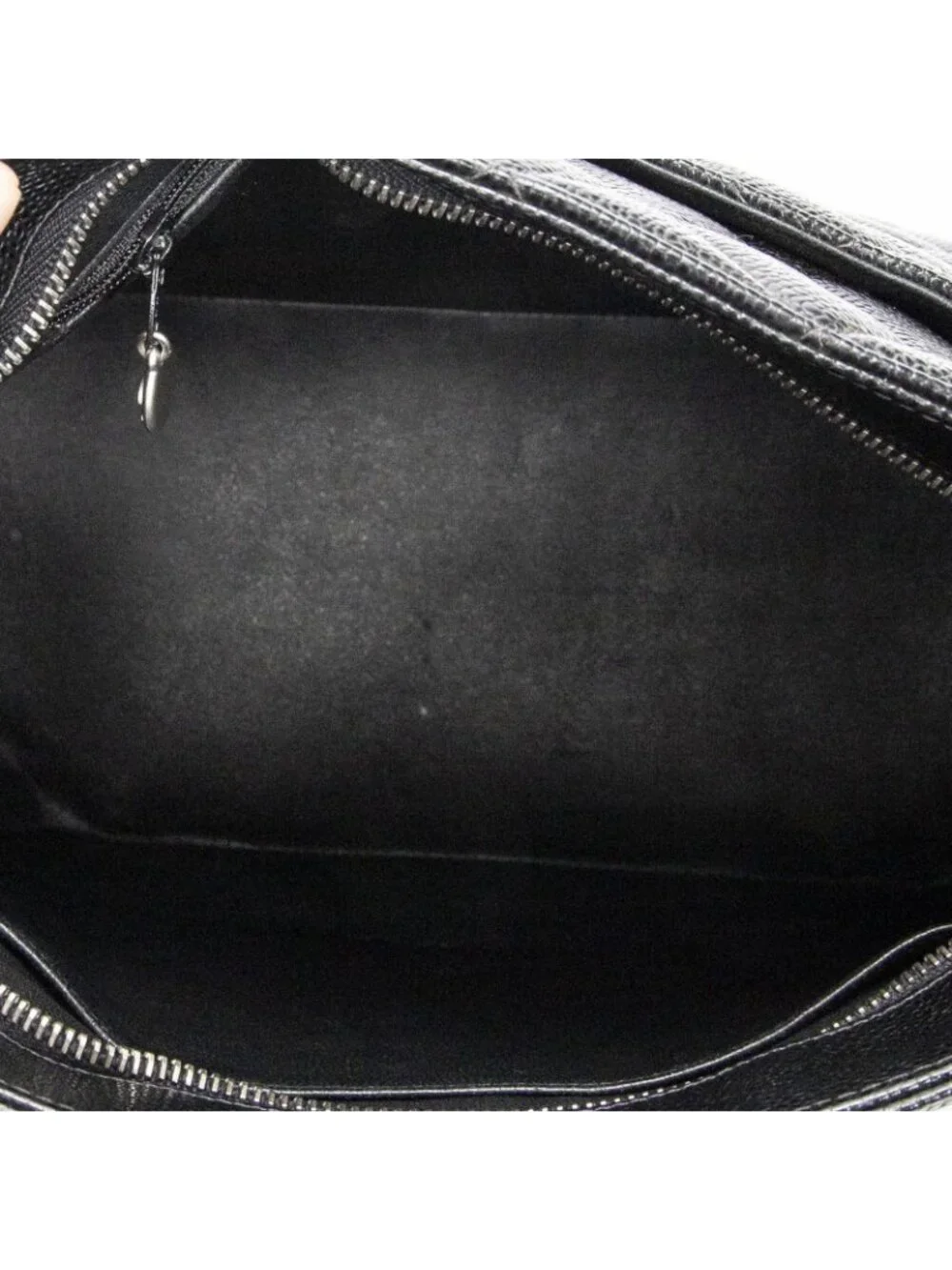 ★SOLD★ Chanel Timeless Medallion Tote Black Quilted Caviar Leather - Picture 9 of 10